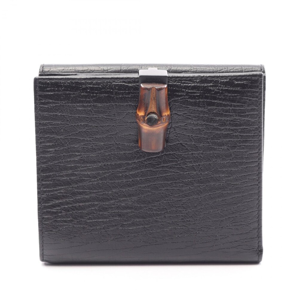 Gucci Bamboo Bi-Fold Wallet Leather #272132G43B